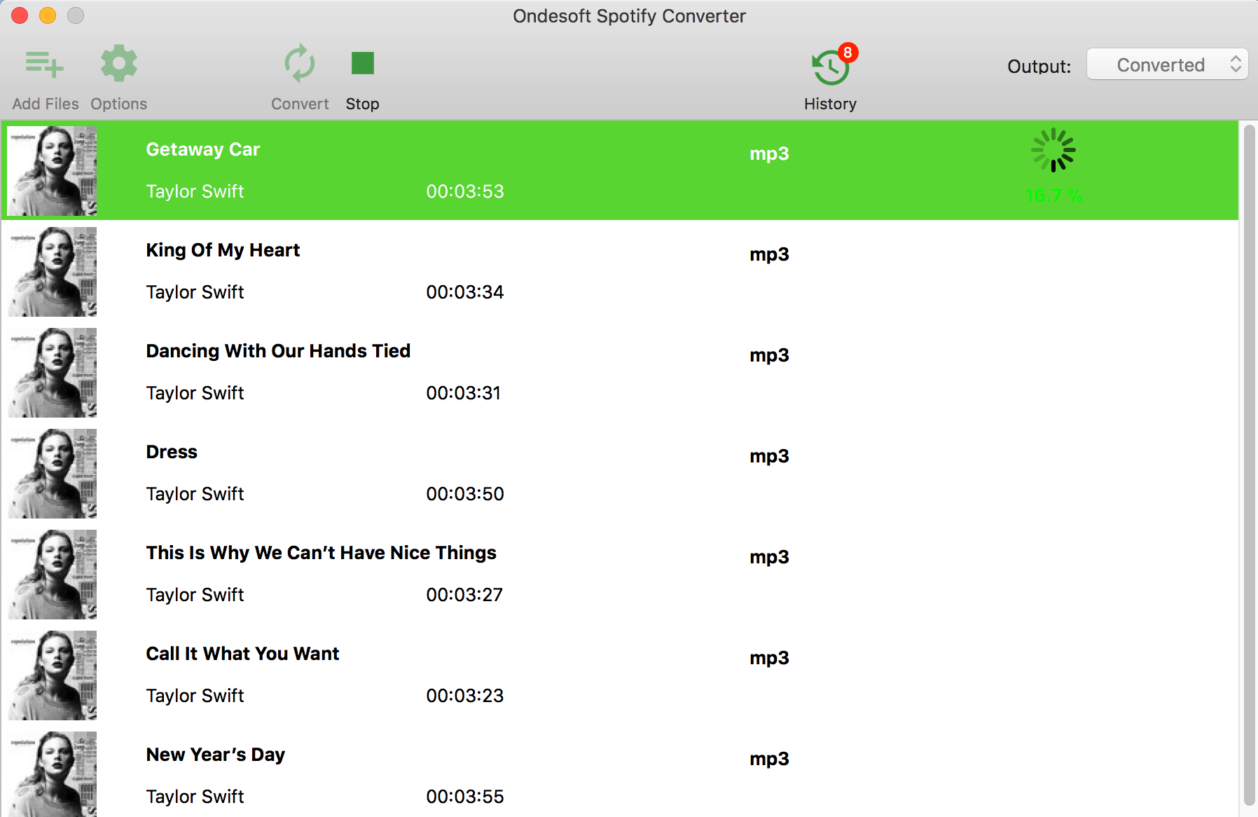 convert Spotify to mp3
